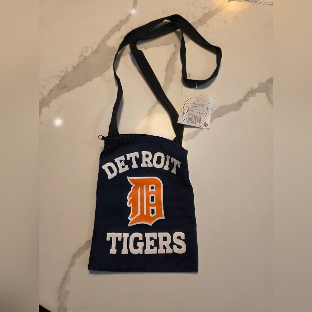 Detroit Tigers Navy Crossbody Bag